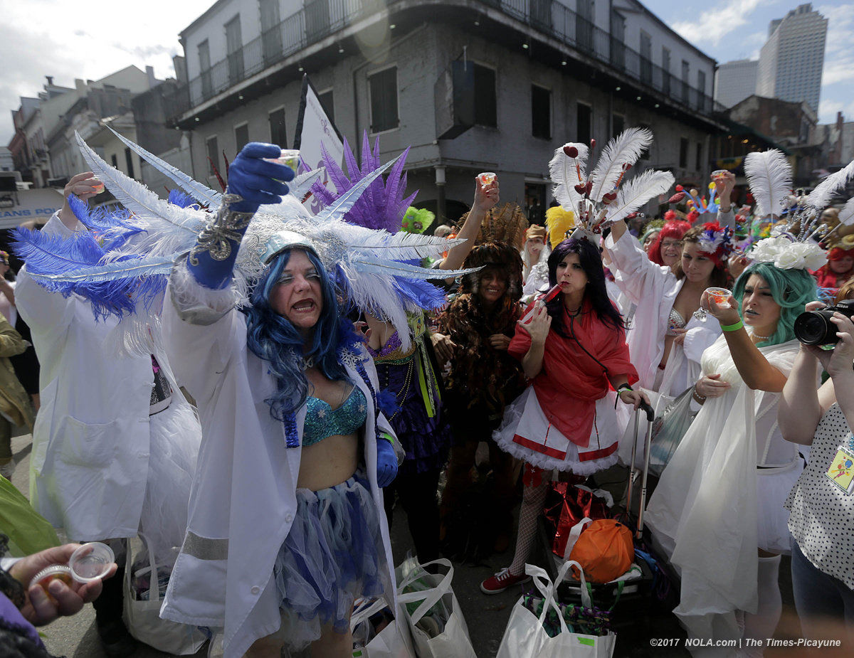 Walking krewes hit the French Quarter: See Mardi Gras photos